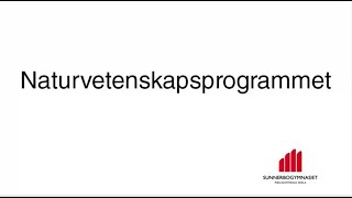 Naturvetenskapsprogrammet