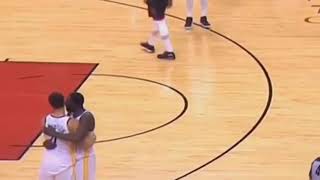 James harden left with out shaking hands