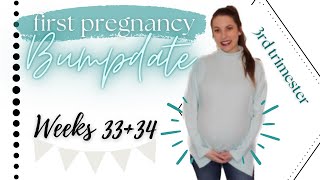 33 ad 34 Weeks Pregnant || Third Trimester || First Pregnancy