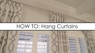 HOW TO CORRECTLY HANG CURTAINS WITH LAUREN NICOLE DESIGNS