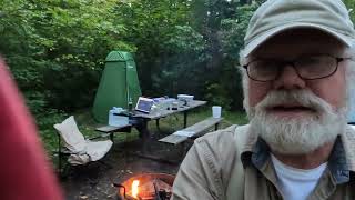 Car Camping in Comfort...WINNERWELL FIRE PIT  Burns Nice...WOLFWISE SHOWER TENT Stores Too - Part 15