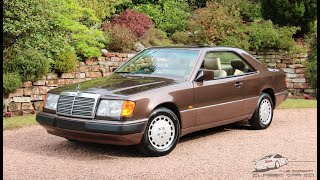 1993 Mercedes Benz 220 CE rare colour Nutria Metallic over Rosewood (C124) w124