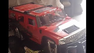 La Mejor Hummer Eléctrica r/c luces enciende sirena conexión mp3