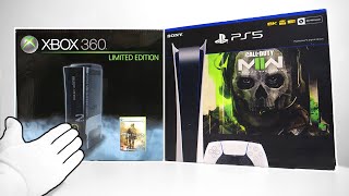 PS5 Call of Duty MWII Bundle + Xbox 360 MW2 Console Unboxing! (2009 vs 2022)