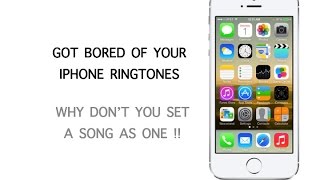 How to set a song as a ringtone on your iphone