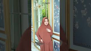 Aghnia Dress Set Khimar 🤩 Gamis Wanita Terbaru #gamis2024 #shortsvideo #shortsfeed #shorts