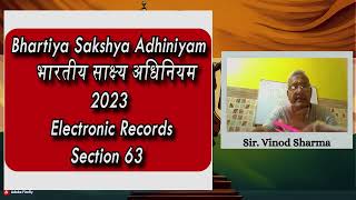 Lecture 19 | Electronic Records | भारतीय साक्षीय अधिनियम #criminaljustice