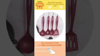 2C 050 – Kit 12 Peças Tramontina Jogo de Panelas Vermelho e Utensilios Turim