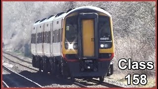 East Midlands 158 Class Train 158810 - Bamford Station, Derbyshire