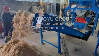 wood chips are changed into wood fibers-01