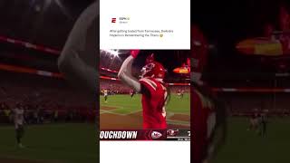 Hopkins 2 TDs for the chiefs celebration dance diss Tennessee with remember the titans dance 🤣🤣🤣