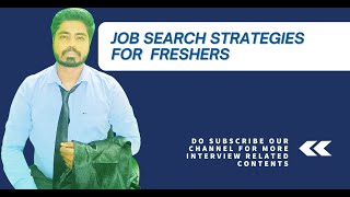 "Effective Job Search Strategies for Freshers" #jobsearchsuccess #jobinterview #interviewquestions