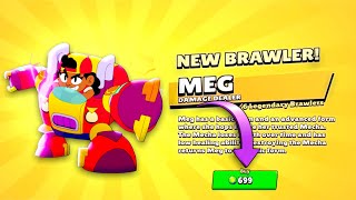 BRAWL STARS GREEK - SEASON 8 - MEG🤩 (Νέος Legendary Brawler) & gameplay