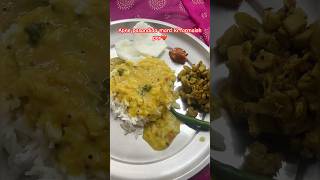 #viralshort Aaj Husband ka favourite khana banaya | Comfort food #shorts #dalchawal #viralvideo