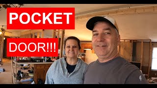 Mobile Home Bathroom makeover, Pocket Door