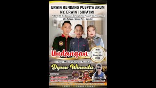 LIVE ERWIN PUSPITA Dirumah Bpk.ERWIN  Dsn.Belangan Ds.Tangkil  Panggul