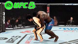 🐲 UFC5 Bruce Lee vs Curtis Blaydes UFC 5 - Real Match 🐲