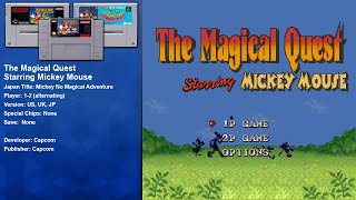 The Magical Quest Starring Mickey Mouse (SNES) Walkthrough