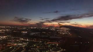 Flying into DFW in the evening