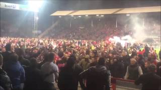 Riots: Royal Antwerp – Eupen 30.04.2016