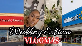 Vlogmas : Wedding Prep Edition | Walmart Makeup Haul | 2023