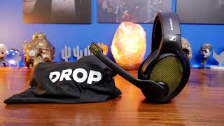 Drop Plus Sennheiser PC38X ASMR unboxing (no talking)