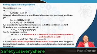 Lecture 6. Chemical Equilibrium. #SafetyIsEverywhere #EnvironmentalChemistryandMicrobiology #Acids