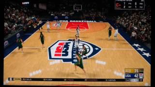 NBA2K17 PS4 My Career Ep.6-USA Vs Australia