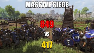 THE MOST INSANE SIEGE I'VE EVER DONE! EPIC BATTLE - Mount & Blade II Bannerlord