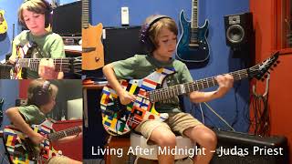 How To Play Living After Midnight By Judas Priest On Guitar | Guitar Music Lessons