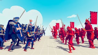 JAPAN TEAM vs KINGDOM TEAM | TABS Totally Accurate Battle Simulator