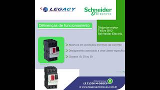 Disjuntor motor TeSys GV2 Schneider Electric.