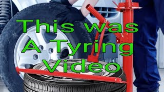 How to change a tire / tyre using manual tyre changer