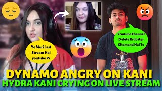 Kani Gaming Crying On Live Stream | Dynamo Reply | Kani Last Stream On YT