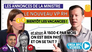 Nouveau Vice-Président RH, nouvelles grilles indiciaires C, 1500 € net par mois, c'est beaucoup ?