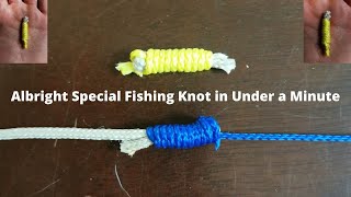 Albright Special Knot in Under a Minute - #shorts