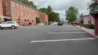 Roscoe Village White Woman Street Paving and Painting