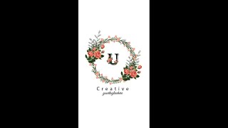 How to Make Fancy Floral logo Design in Adobe Illustrator | A.I for learner| #mardangraphicsdesigner