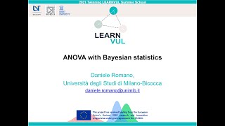 H2020 LEARNVUL Summer School Sep 2021. ANOVA with Bayesian Statistics. Part III