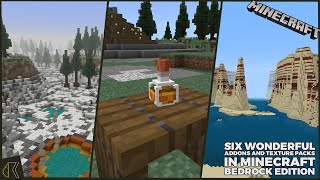 Топовые ТЕКСТУРЫ и АДДОНЫ в MINECRAFT BEDROCK EDITION