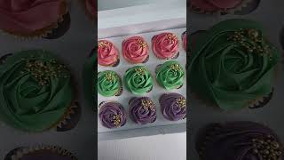 Cupcake Piping Technique Tutorial| Buttercream| Decorating techniques and Ideas| Flowers| Rose|viral