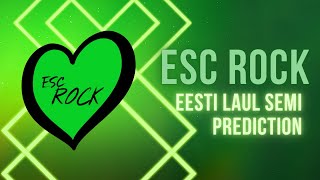 Eesti Laul Semifinal Prediction | TOP 20 | Estonia | Eurovision 2024