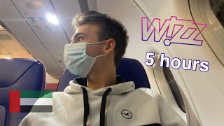 What it's like flying WIZZAIR to Dubai on a 5 hour flight?? | TRIP REPORT | BUD-DXB