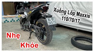 Cảm nhận exciter 150 xuống lốp 110/70/17