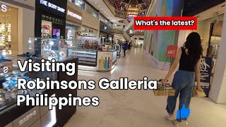 Diaries of a Happy Feet : 🛍️ Visiting Robinsons Galleria Ortigas Philippines 🇵🇭 [4K]