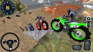 Extreme Dirt Motos Racing Offroad Multiplayer Mud Racing Bike - Offroad Outlaws Android Gameplay