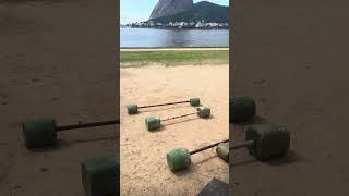 Have you seen a beach gym with an amazing view ?