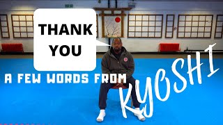 A few words from Kyoshi