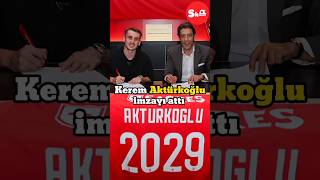 Kerem Aktürkoğlu Benfica'ya imzayı attı. #keremaktürkoğlu #benfica