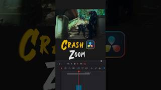 Crash zoom out effect in DaVinci Resolve